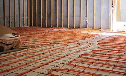 Radiant heating floor 